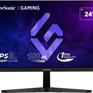 ViewSonic VX24G1-HD - LED monitor - 24" (23.8" viewable) - 1920 x 1080 Full HD (1080p) - IPS - 300 cd/m² - 1000:1 - 1 ms - 2xHDMI, DisplayPort