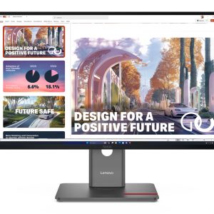Lenovo ThinkVision P27QD-40 - LED monitor - 27" - 2560 x 1440 QHD @ 120 Hz - IPS - 350 cd/m² - 1500:1 - 4 ms - HDMI, DisplayPort - raven black