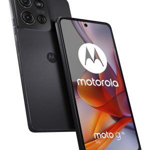 Motorola Moto G75 - 5G smartphone - dual-SIM - RAM 8 GB / Internal Memory 128 GB - microSD slot - LCD display - 6.78" - 2388 x 1080 pixels (120 Hz) - 3x rear cameras 50 MP, 8 MP - front camera 16 MP - charcoal grey