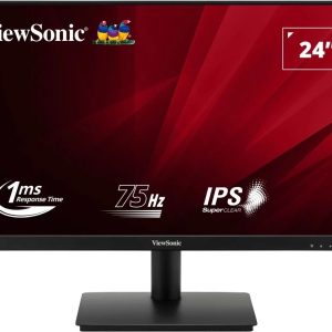 ViewSonic VA240-H-2 - LED monitor - 24" (23.8" viewable) - 1920 x 1080 Full HD (1080p) @ 75 Hz - IPS - 250 cd/m² - 1000:1 - 1 ms - HDMI, VGA