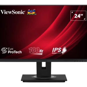 ViewSonic VG2448a-2 - LED monitor - 24" - 1920 x 1080 Full HD (1080p) @ 60 Hz - IPS - 250 cd/m² - 1000:1 - 5 ms - HDMI, VGA, DisplayPort - speakers