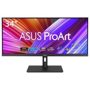 ASUS ProArt PA348CGV - LED monitor - 34" - 3440 x 1440 WQHD @ 120 Hz - IPS - 400 cd/m² - 1000:1 - DisplayHDR 400 - 2 ms - 2xHDMI, DisplayPort, USB-C - speakers - black