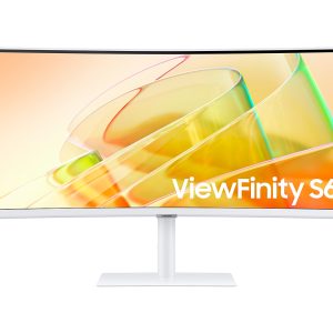 Samsung ViewFinity S6 S34C650TAU - S65TC Series - LED monitor - curved - 34" - 3440 x 1440 UWQHD @ 100 Hz - VA - 350 cd/m² - 3000:1 - HDR10 - 5 ms - 2x Thunderbolt 4, HDMI, DisplayPort - speakers - warm white