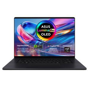 ASUS ProArt P16 H7606WR-SE004W - AMD Ryzen AI 9 - HX 370 / up to 5.1 GHz - Win 11 Home - GeForce RTX 5070 Ti - 32 GB RAM - 2 TB SSD NVMe - 16" OLED touchscreen 3840 x 2400 (4K) @ 120 Hz - Wi-Fi 7, Bluetooth - nano black