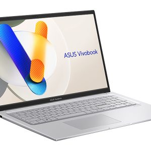 ASUS VivoBook 17 X1704VA-AU811W - 180-degree hinge design - Intel Core 5 - 120U / up to 5 GHz - Win 11 Home - Intel Graphics - 8 GB RAM - 512 GB SSD NVMe - 17.3" 1920 x 1080 (Full HD) - Wi-Fi 6 - cool silver