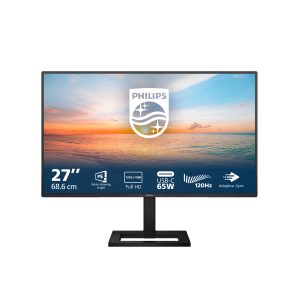 Philips 27E1N1300AE - LED monitor - 27" - 1920 x 1080 Full HD (1080p) @ 100 Hz - IPS - 1300:1 - 1 ms - HDMI, USB-C - speakers - textured black