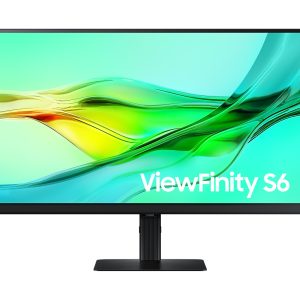 Samsung ViewFinity S6 S27D600UAU - S60UD Series - LED monitor - USB - 27" - 2560 x 1440 QHD @ 100 Hz - IPS - 350 cd/m² - 1000:1 - HDR10 - 5 ms - HDMI, DisplayPort, USB-C - black