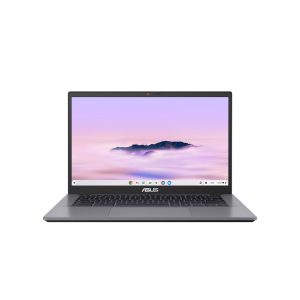 ASUS Chromebook Plus Enterprise CB34 CB3402CVA-MW0586 - 180-degree hinge design - Intel Core i3 - 1215U / up to 4.4 GHz - Chrome OS - UHD Graphics - 8 GB RAM - 256 GB SSD UFS - 14" touchscreen 1920 x 1080 (Full HD) - Wi-Fi 6E, Bluetooth - rocky grey