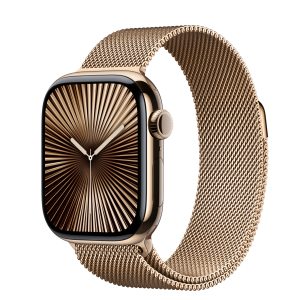 Apple Watch Series 11 GPS + Cellular 42mm Slate Titanium Case with Black Sport Band - S/M