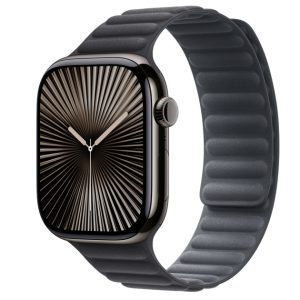 Apple Watch Series 11 (GPS + Cellular) - 46 mm - slate titanium - smart watch with milanese loop - stainless steel mesh - slate - band size: M/L - 64 GB - LTE, Wi-Fi 4, UWB, Bluetooth - 5G - 43.1 g