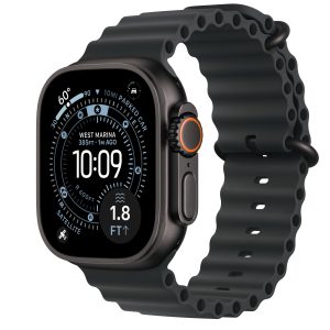 Apple Watch Ultra 3 GPS + Cellular 49mm Natural Titanium Case with Light Blue Alpine Loop - Medium