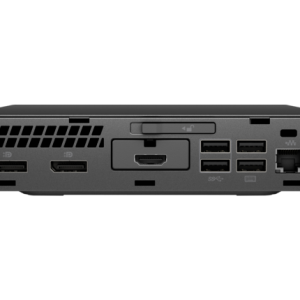 HP Mini IP Conference PC - Mini desktop Core i7 13700T / up to 4.9 GHz - vPro - RAM 16 GB - SSD 256 GB - NVMe - UHD Graphics 770 - Gigabit Ethernet, 2.5 Gigabit Ethernet, IEEE 802.11ax (Wi-Fi 6E), Bluetooth 5.3 - Win 11 IoT Enterprise - monitor: none - wi