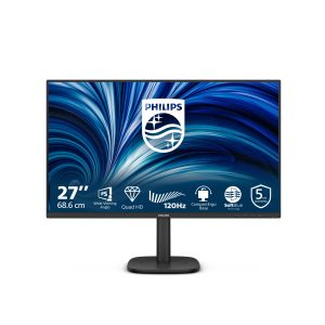 Philips 27B2N3500J - 3000 Series - LED monitor - 27" - 2560 x 1440 QHD @ 120 Hz - IPS - 350 cd/m² - 1500:1 - 4 ms - 2xHDMI, DisplayPort - speakers - black