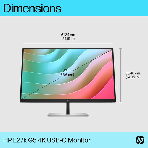 Refurbished HP E27k G5 27" Monitor - additional view 21