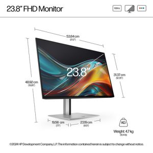 Refurbished HP 7 Pro 724pf 23.8'' 16:9 FHD IPS Monitor - additional view 15
