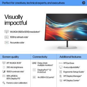 Refurbished HP 7 Pro 724pn 24" Monitor - additional view 17