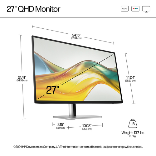 Refurbished HP S5 Pro 527pq 27" Monitor - additional view 4