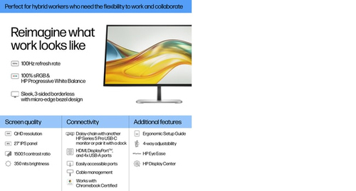 Refurbished HP S5 Pro 527pq 27" Monitor - additional view 12