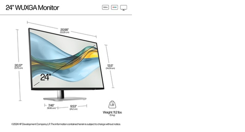 Refurbished HP S5 Pro 524pn 24" Monitor - additional view 14