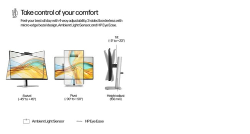 Refurbished HP S5 Pro 524pm 24" Monitor - additional view 4