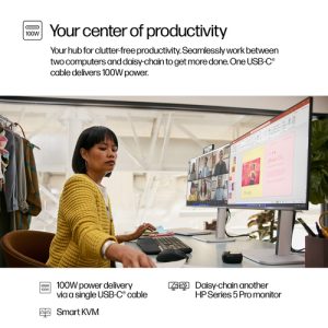 Refurbished HP S5 Pro 524pm 24" Monitor - additional view 5