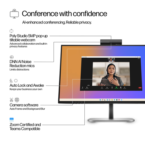 Refurbished HP S5 Pro 524pm 24" Monitor - additional view 7