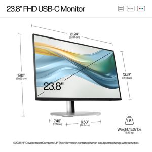 Refurbished HP S5 Pro 524pu 23.8" Monitor - additional view 7