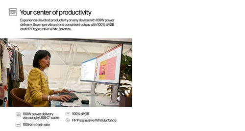 Refurbished HP S5 Pro 524pu 23.8" Monitor - additional view 9