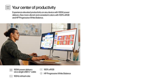 Refurbished HP S5 Pro 527pu 27" Monitor - additional view 3