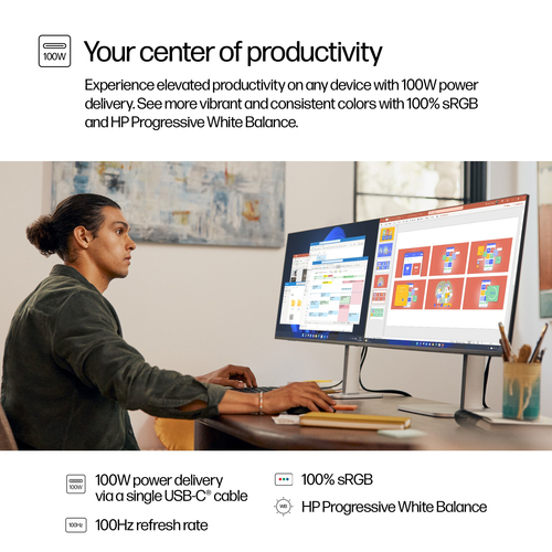 Refurbished HP S5 Pro 527pu 27" Monitor - additional view 4