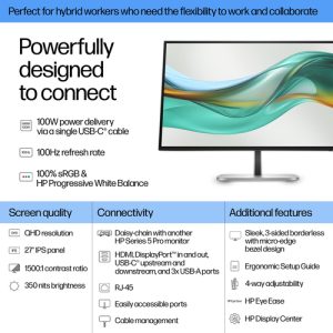 Refurbished HP S5 Pro 527pu 27" Monitor - additional view 12