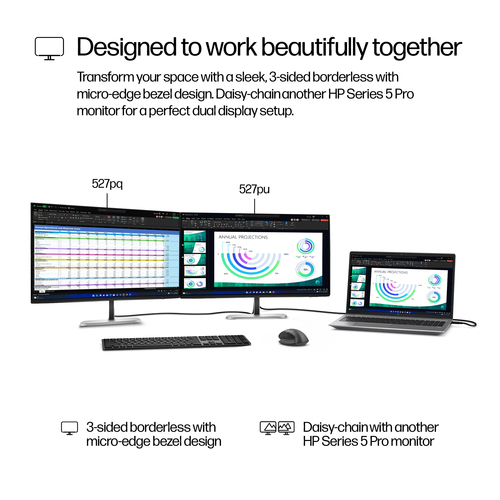 Refurbished HP S5 Pro 527pu 27" Monitor - additional view 18