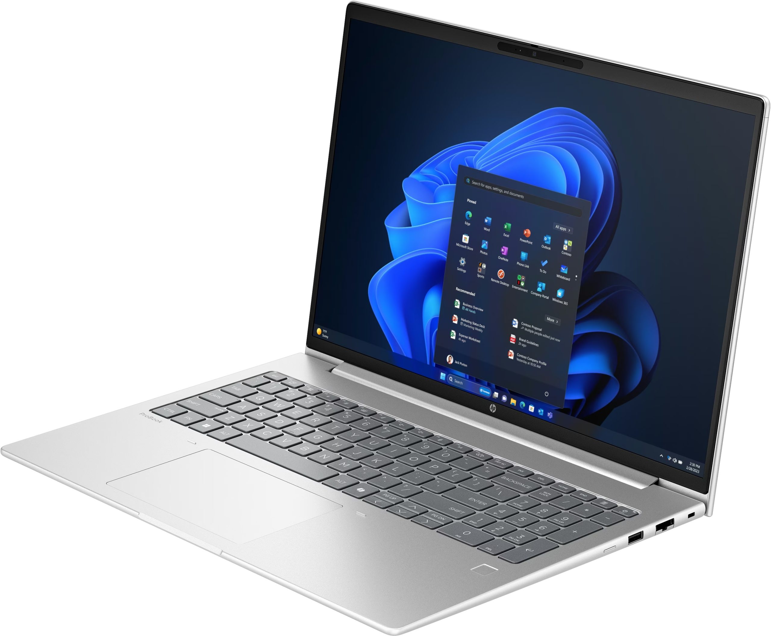 563720-1.jpg Refurbished HP ProBook 4 G1iR 16 5-120U Laptop - additional view 2