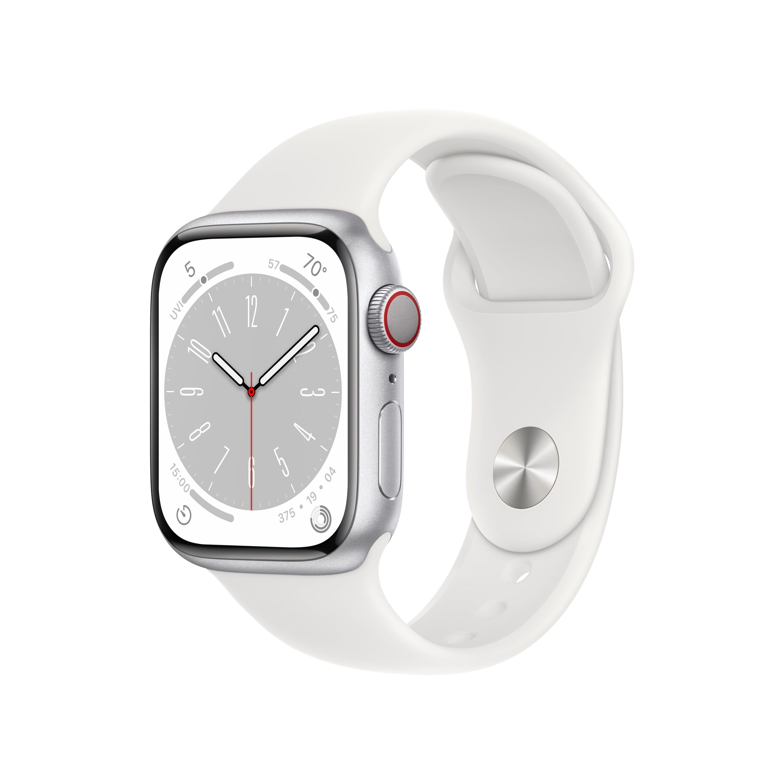 Apple-Watch-Series-8-GPS-Cellular-41mm-Silver-Aluminum-Case-with-White-Sport-Band-M-L_b236824e-9b40-4833-b303-b9f52042e94c.3472fd88292bc2e0ea7f4c9a036dd4d6-1-scaled-1 Apple Watch Series 8 41mm GPS Aluminum Case