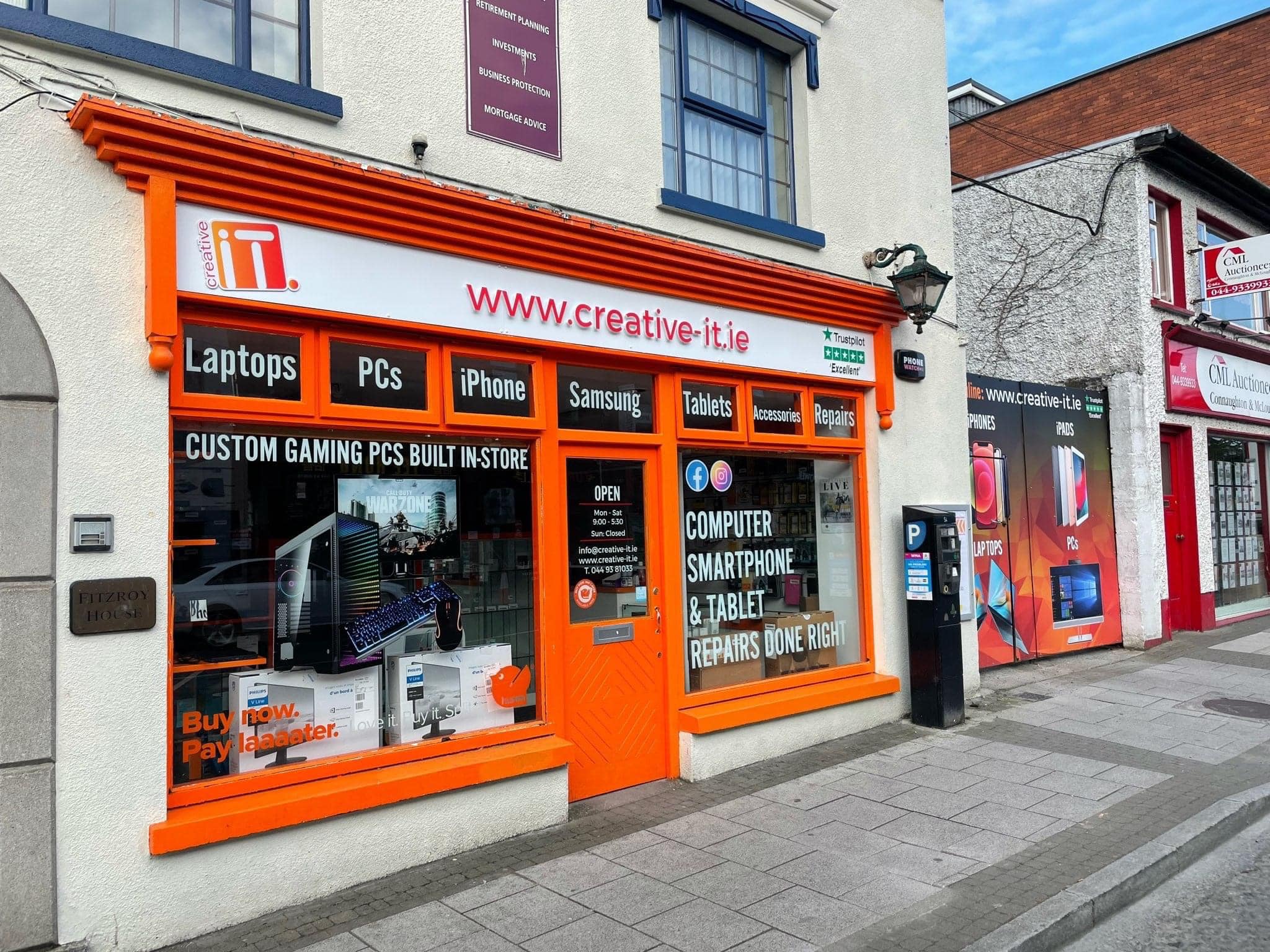The Creative IT shop on Castle Street, Mullingar