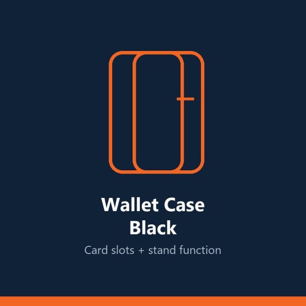 Wallet Case Black - iPhone