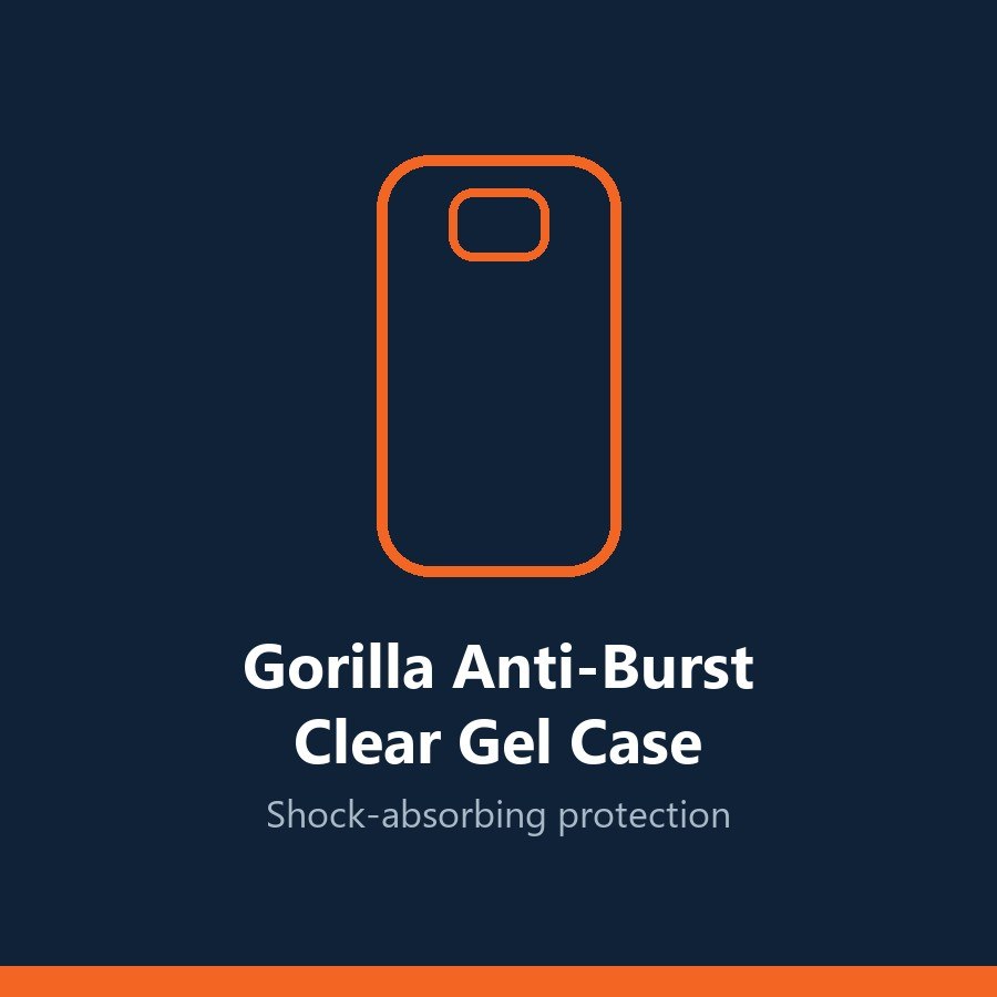 ups-ss-case-gel Gorilla Anti Burst Clear Gel Case - Samsung